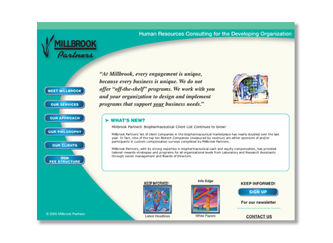 Millbrook Partners Website